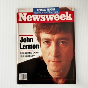 John Lennon The Battle Over His Memory Newsweek Magazine October 17, 1988